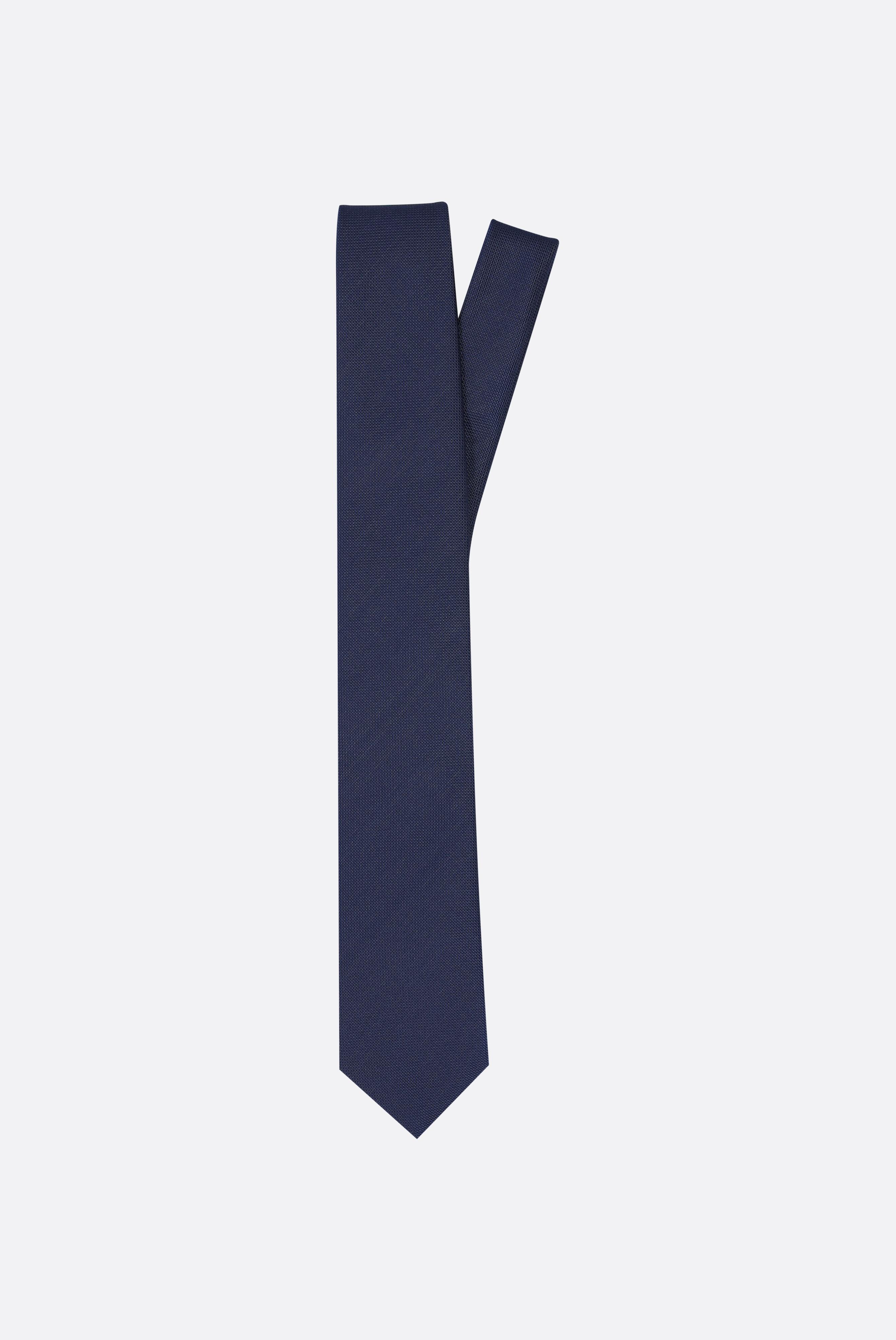 Cà vạt Hỗn hợp cotton và lụa, Mogador jacquard, có kết cấu, Trơn