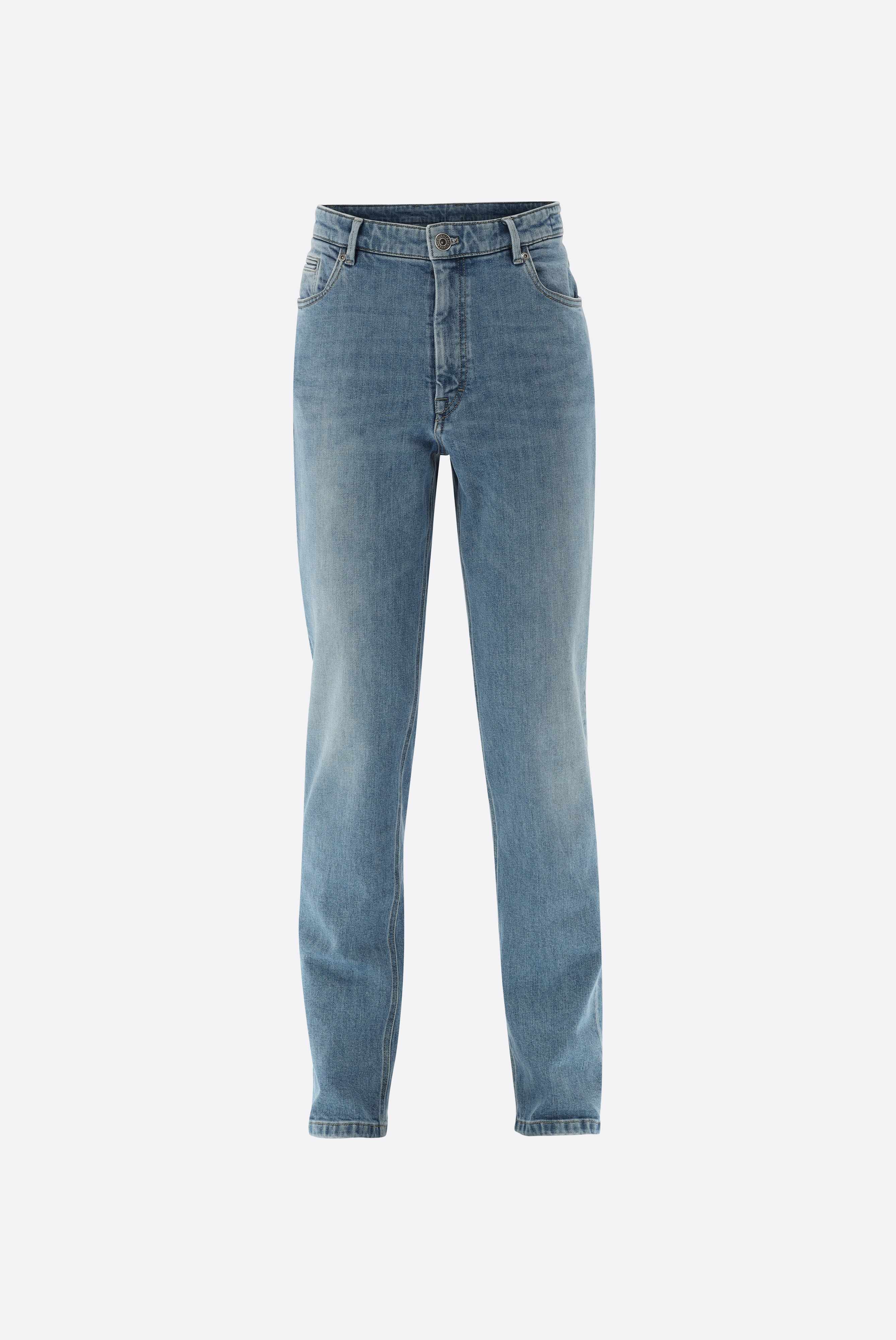 Quần jeans co giãn ống đứng