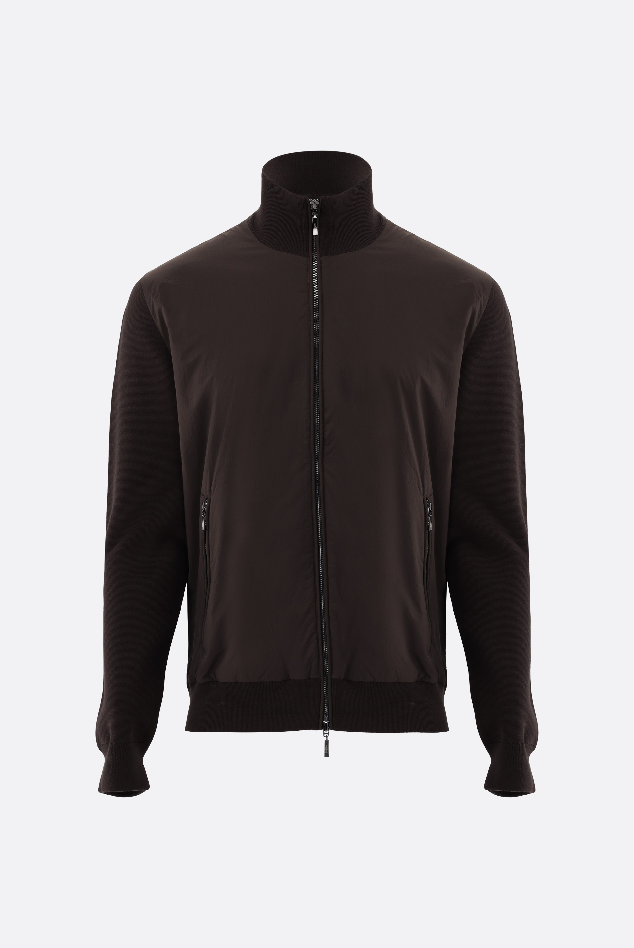 Áo blouson Có túi, Dệt kim, Dệt thoi, Air Cotton Front Zip