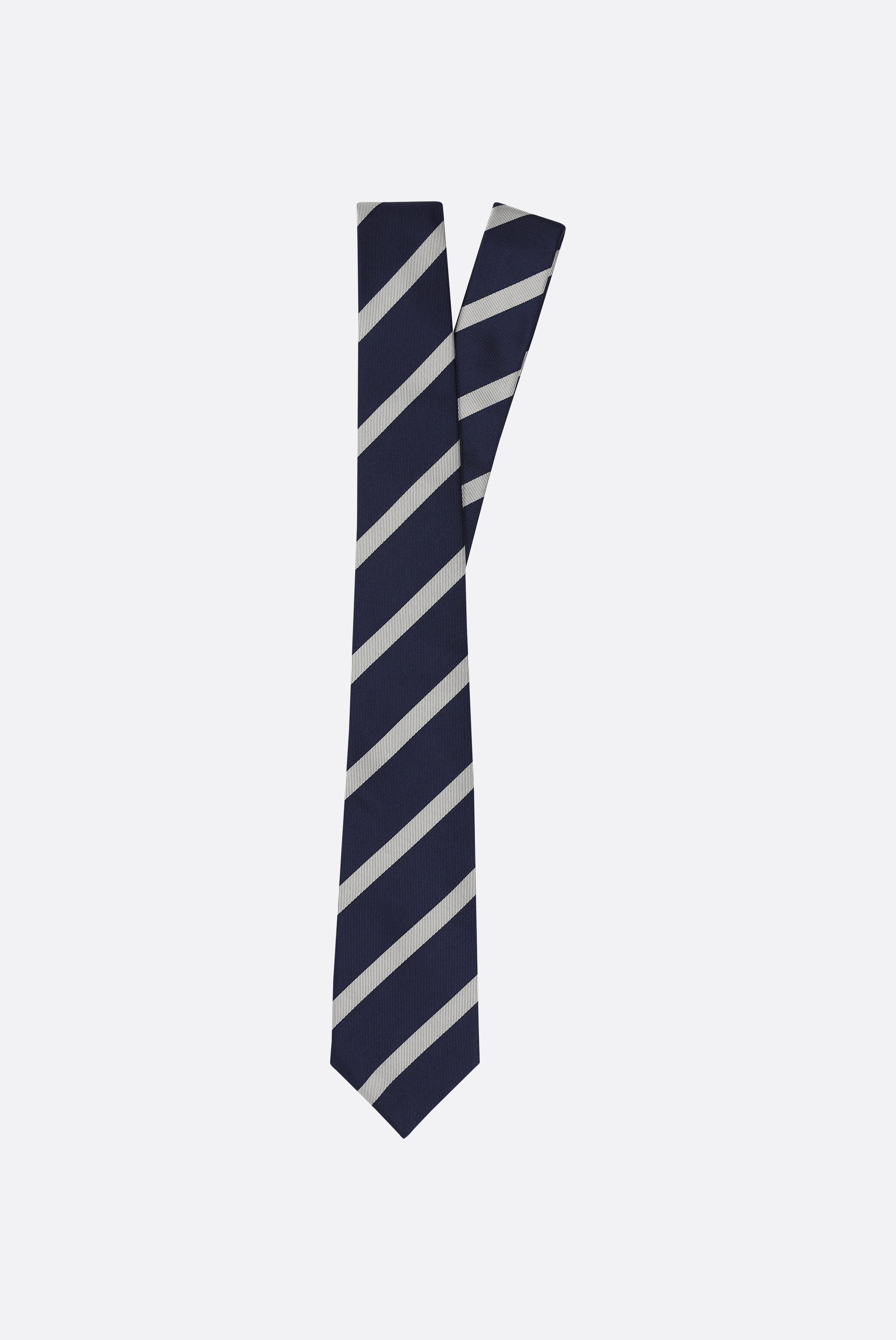 Cà vạt sọc regimental, Lụa jacquard