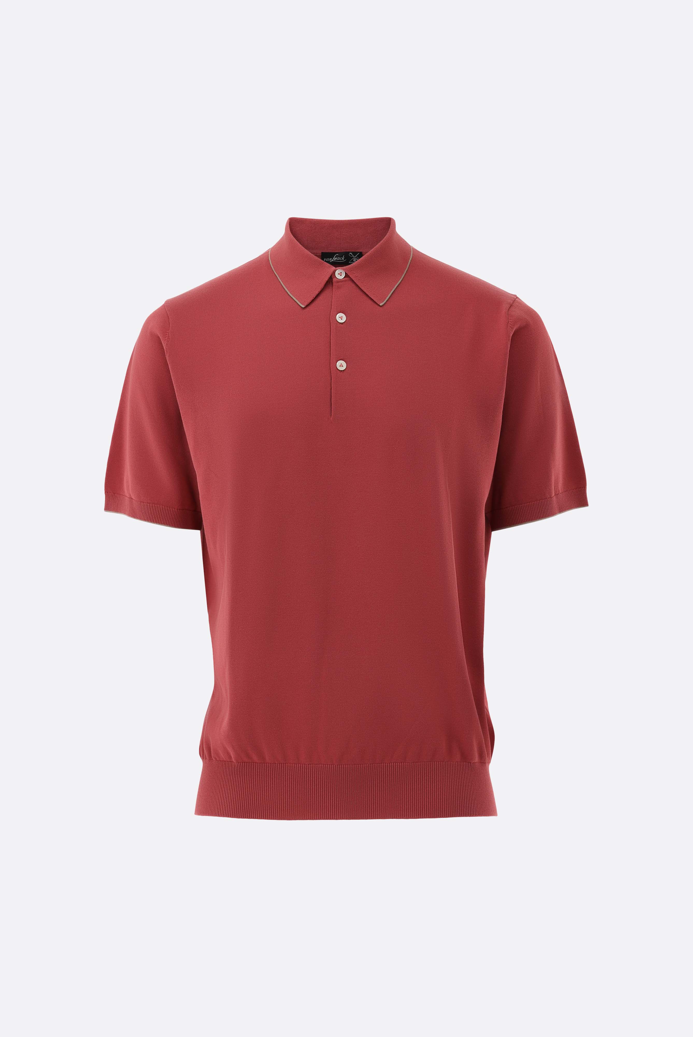Sản phẩm Dệt kim, Air Cotton Polo Subtle sọc viền