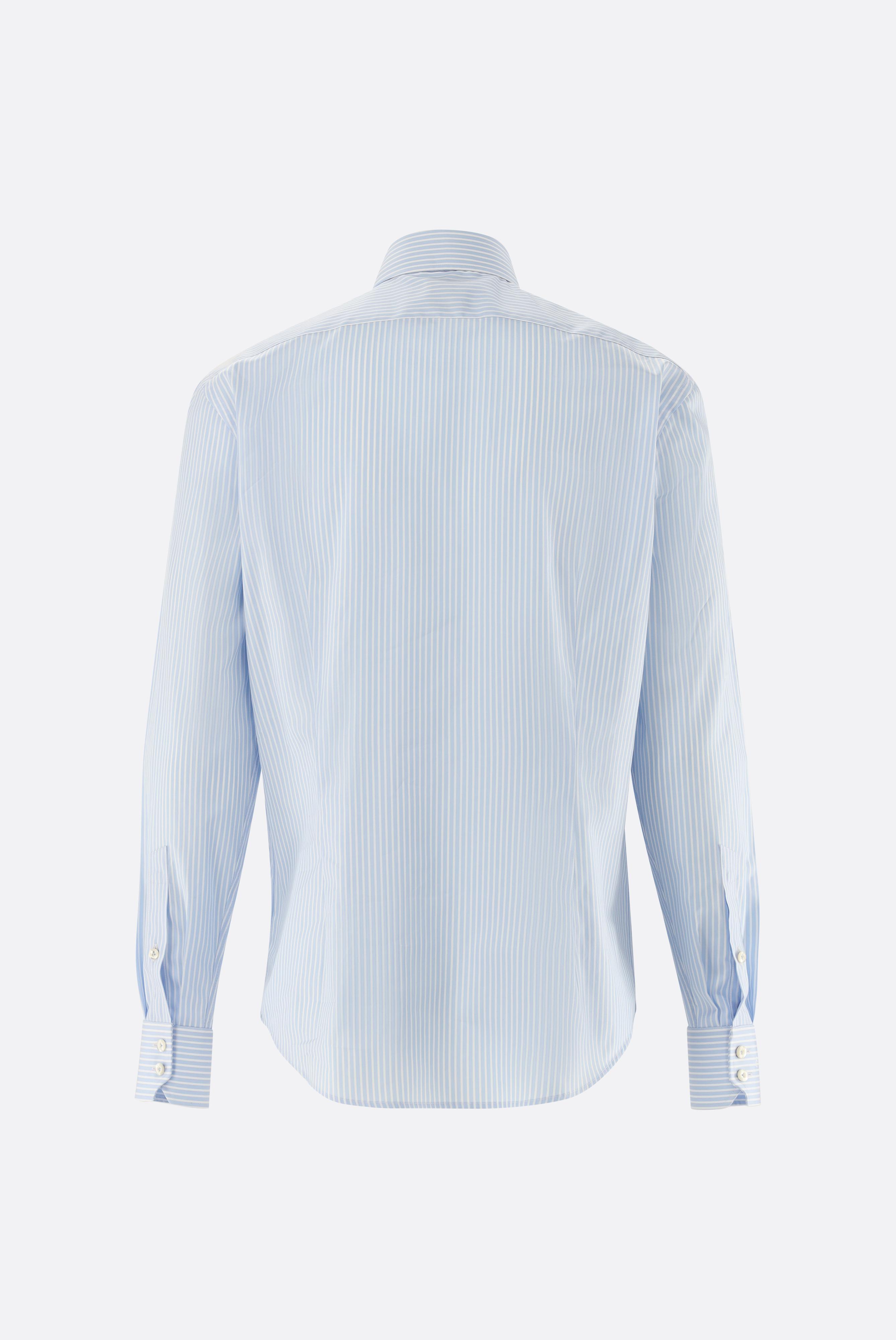 Áo sơ mi công sở sọc, twill cotton “Perfect Look”