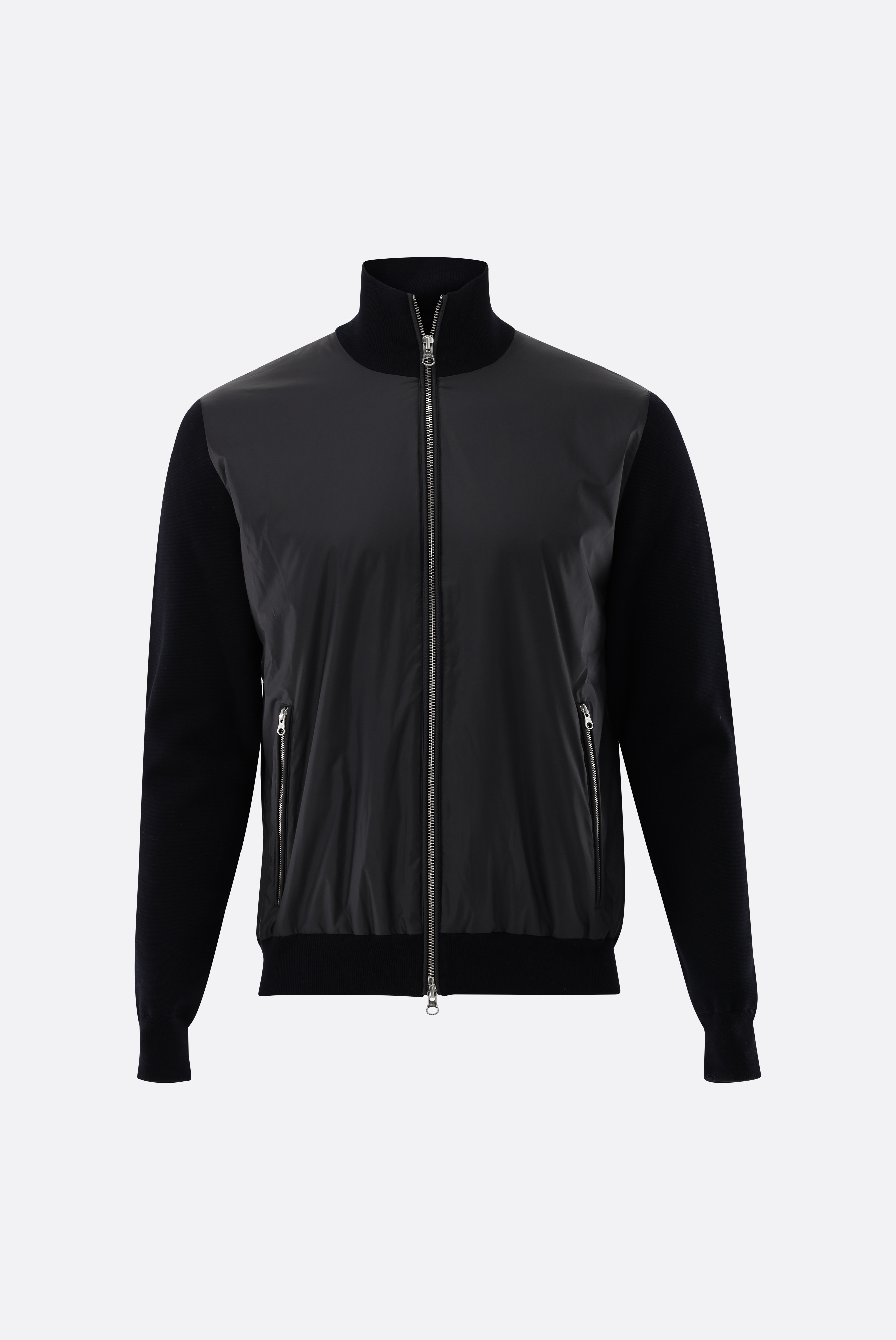Áo blouson Có túi, Dệt kim, Dệt thoi, Air Cotton Front Zip