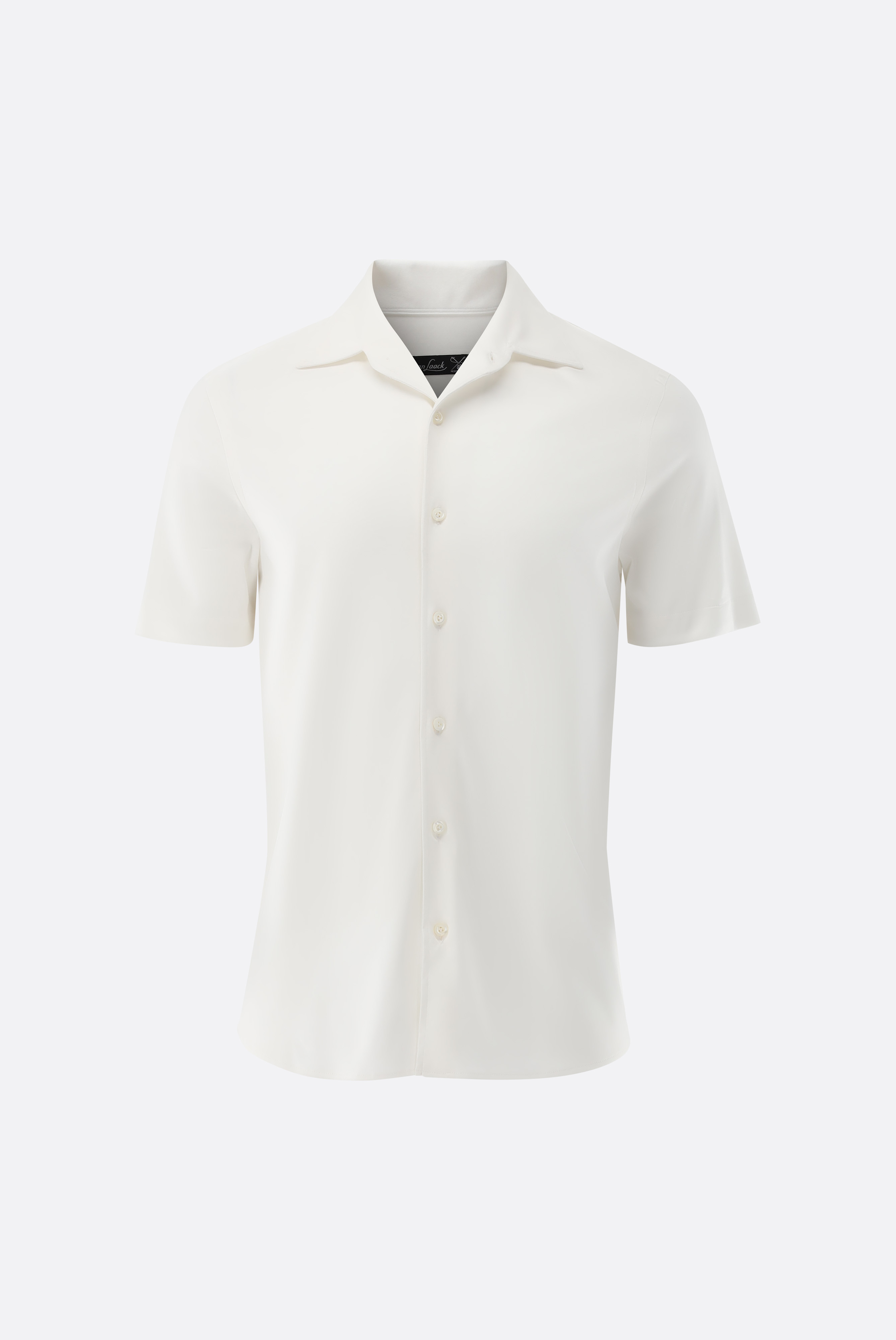Áo sơ mi tay ngắn cổ liền Vario jersey Swiss Cotton Meisterwerk cao cấp trơn